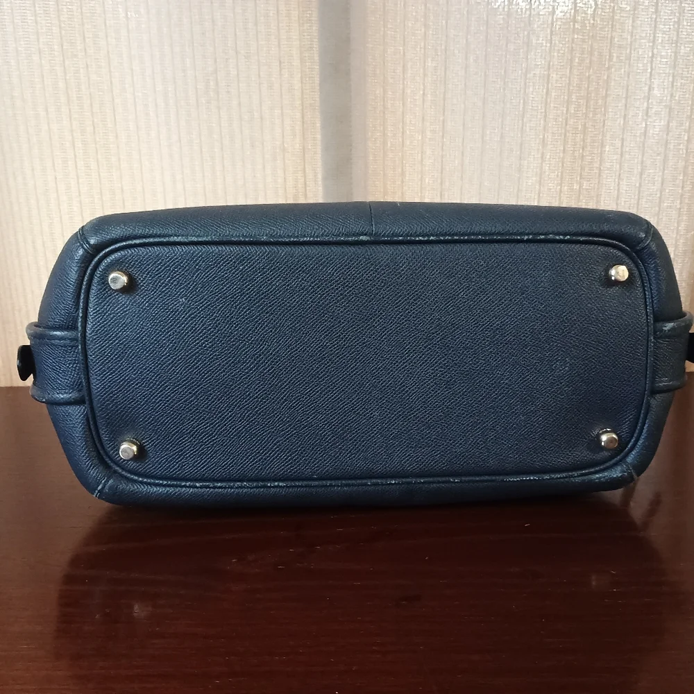 Coach Prince Street Crossgrain Leather Domed Satchel